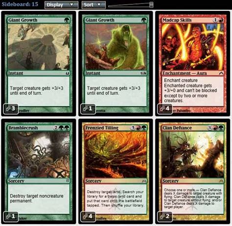 Magic the Gathering Adventures: [Standard] Pre-Theros Gruul Deck