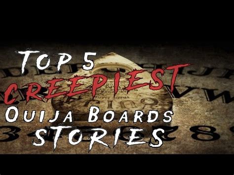 Creepiest Ouija Board Stories - Top 5 Darkest | Higgypop Paranormal