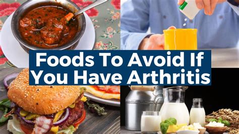 Foods To Avoid If You Have Arthritis - Foods You Should Never Eat If You Have Joint Pain