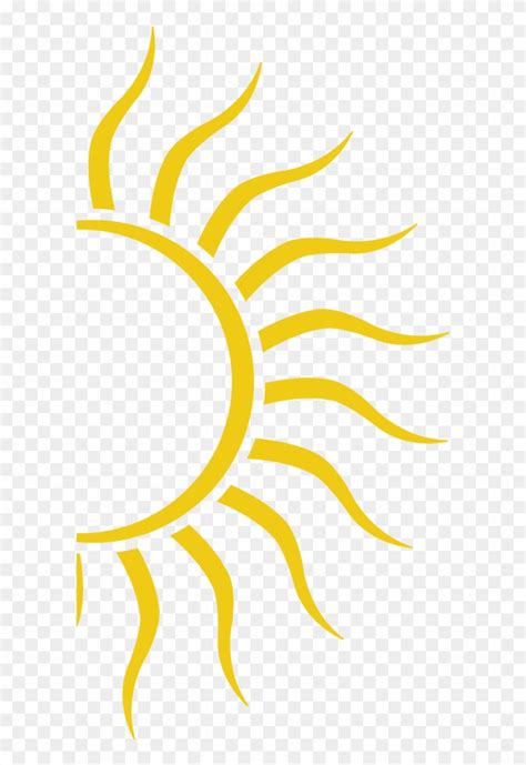 Half Sun Clipart