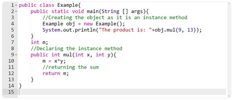 Instance In Java