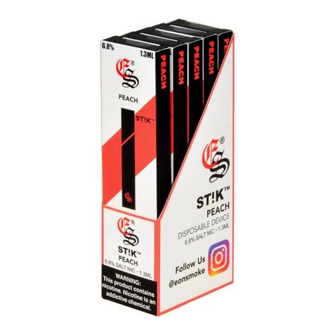 Eonsmoke Disposable STIK 6.8% Nicotine 5pk - RZ Smoke - Vape & Smoke Wholesale Distributor