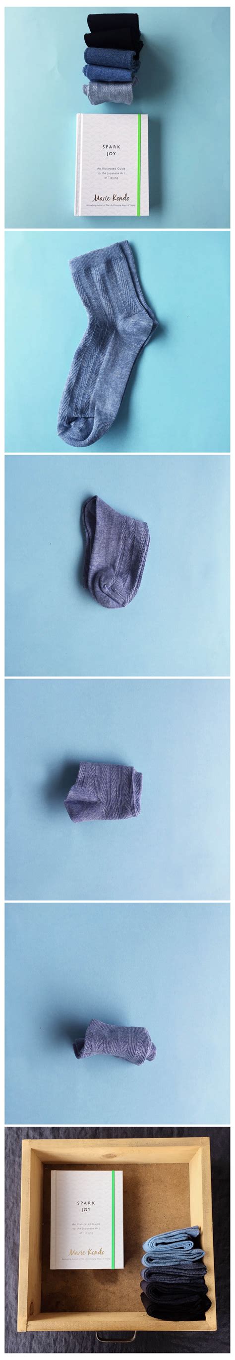 KonMari Method: Folding Socks | Organizzazione, Organizzazione armadio, Consigli utili