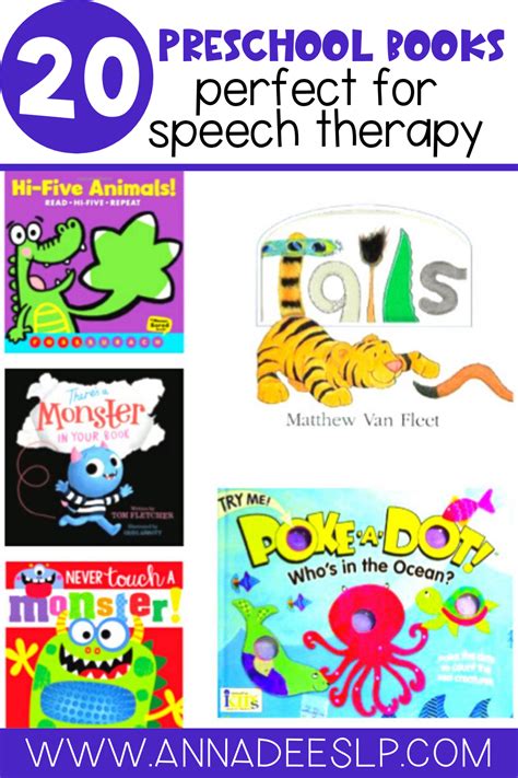 The Best Books for Preschool Speech Therapy | Preschool speech therapy, Preschool speech, Speech ...