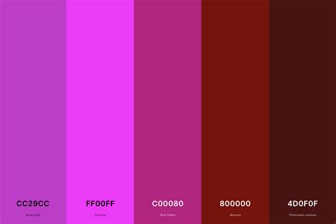 25+ Best Magenta Color Palettes with Names and Hex Codes – CreativeBooster