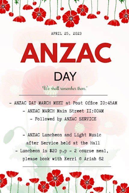 Anzac Day Service Ardlethan — Visit Coolamon Shire