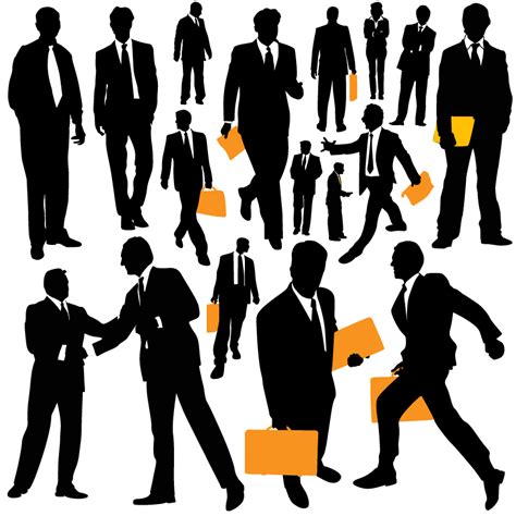 Free Silhouette Business People, Download Free Silhouette Business People png images, Free ...