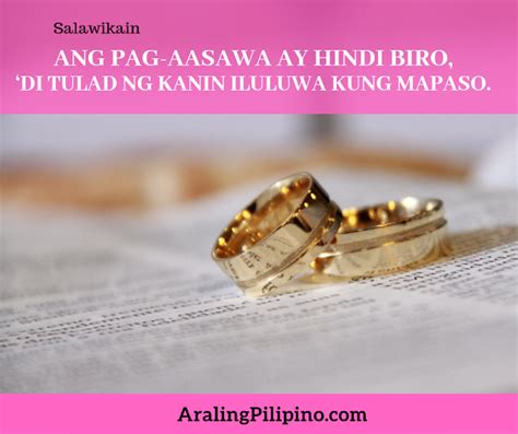 AralingPilipino.com: Salawikain Tungkol sa Pag ibig Tagalog, Pinoy, Filipino, Wedding Rings ...