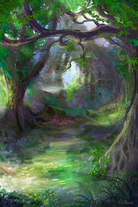 Elven Forest – J.K. Roots Art