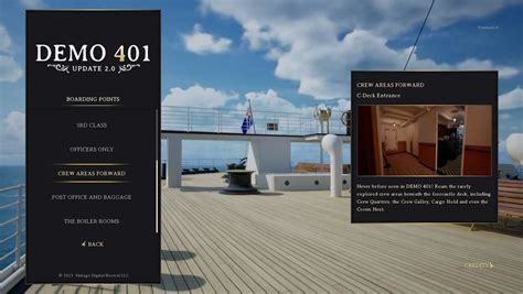 超美麗な豪華客船タイタニックを散策！Unreal Engine 5による一人称視点PCゲーム『Titanic: Project 401』無料 ...