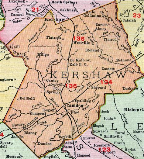 Kershaw County, SC part of the SCGenWeb