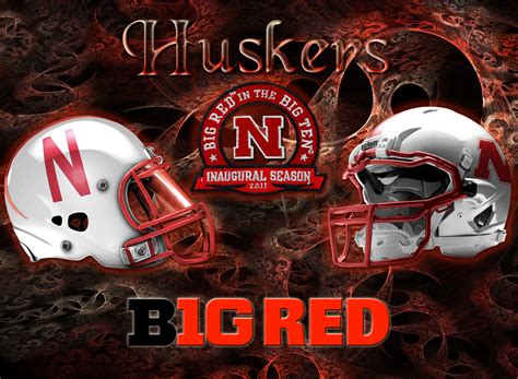 Wallpapers By Wicked Shadows: Nebraska Cornhuskers B1G Red Wallpaper