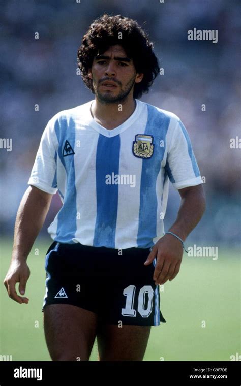 Soccer - World Cup Spain 82 - Group C - Argentina v Italy. Diego ...