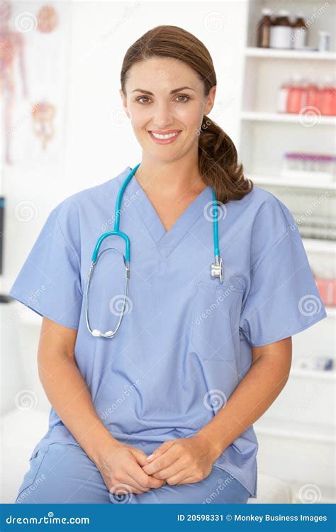 Female hospital doctor stock image. Image of friendly - 20598331