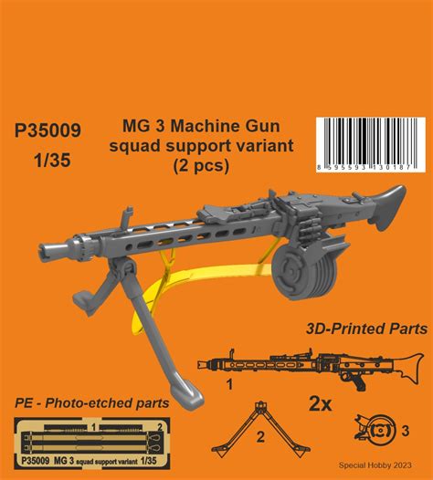 MG 3 Machine Gun - squad support variant (2 pcs) | HLJ.com