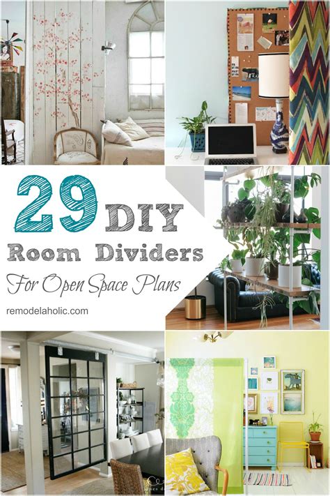 Remodelaholic | 29 Creative DIY Room Dividers For Open Space Plans