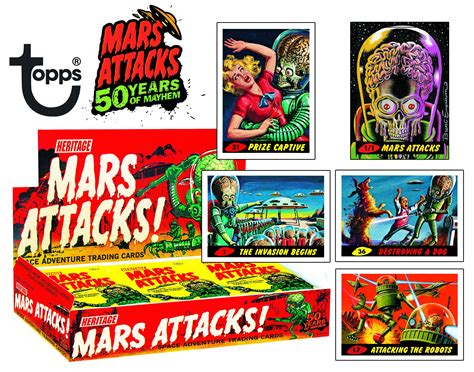 Mars Attacks trading cards - merchandise - MOVIES and MANIA