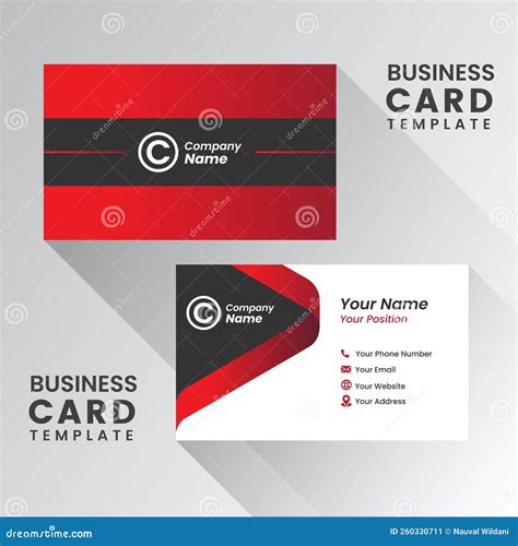 Business Cards Templates. Modern Business Cards Stock Vector ...