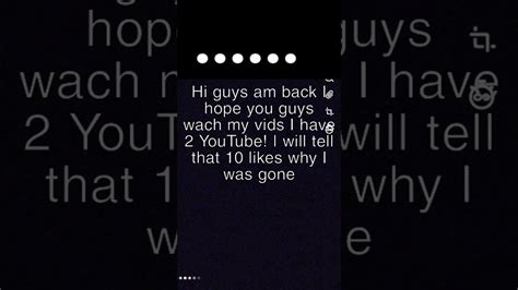 am back - YouTube