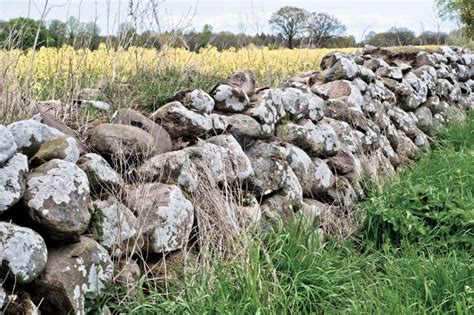 Stone fence stock photo. Image of barn, farm, aged, barrier - 24668762