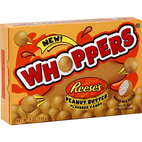 Whoppers Malted Milk Balls, Reese's Peanut Butter Flavor | Dulces empacados | Selectos