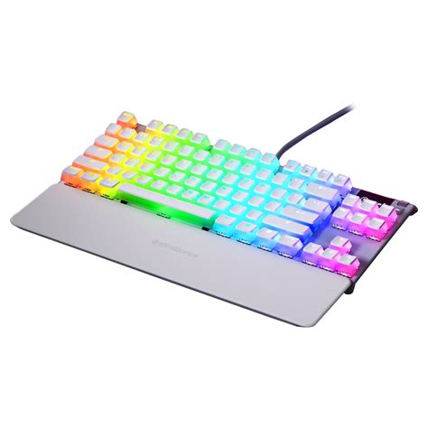 Buy SteelSeries Apex 7 TKL Mechanical RGB Keyboard QX2 Red Ghost [SS-64656] | PC Case Gear Australia