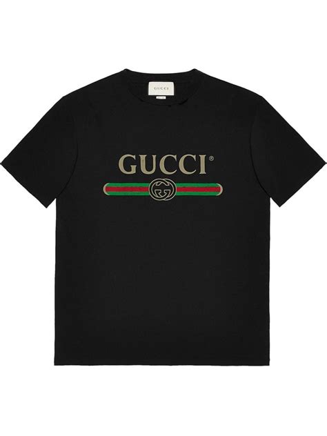 Gucci Fake Logo Cotton T Shirt | How to Wear Gucci Shirt | POPSUGAR ...