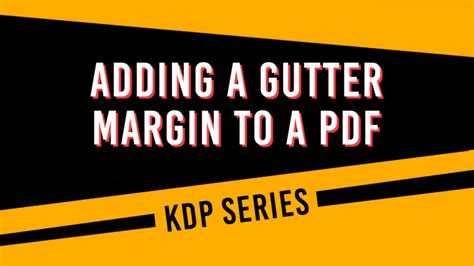 Adding a Gutter Margin to a PDF with Acrobat - The POD Files