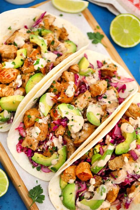 Chipotle Chicken Tacos with Chipotle Sauce [Video] - Sweet and Savory Meals