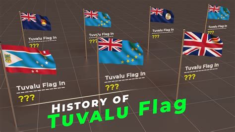 Evolution of Tuvalu Flag | History of Tuvalu Flags | Flags of the world | - YouTube