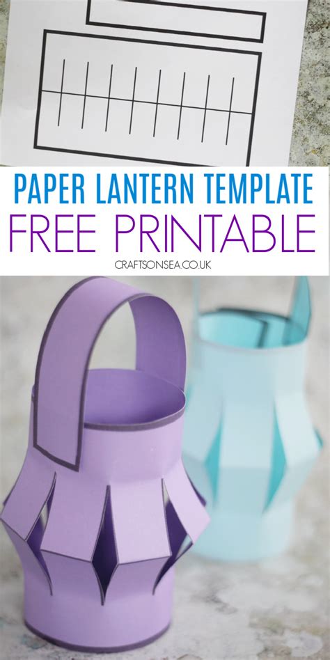 Paper Lantern Printable Template