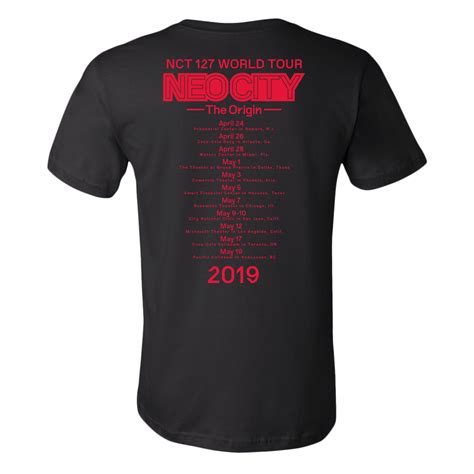 World Tour t-shirt – NCT 127 Official Store