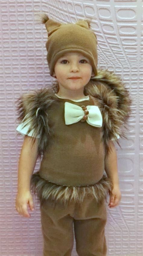Squirrel Costume for Boys Animal Costume Handmade costume | Etsy | Squirrel costume, Boy ...