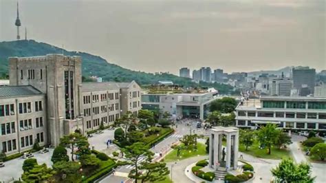 Namsan view in Dongguk University - YouTube