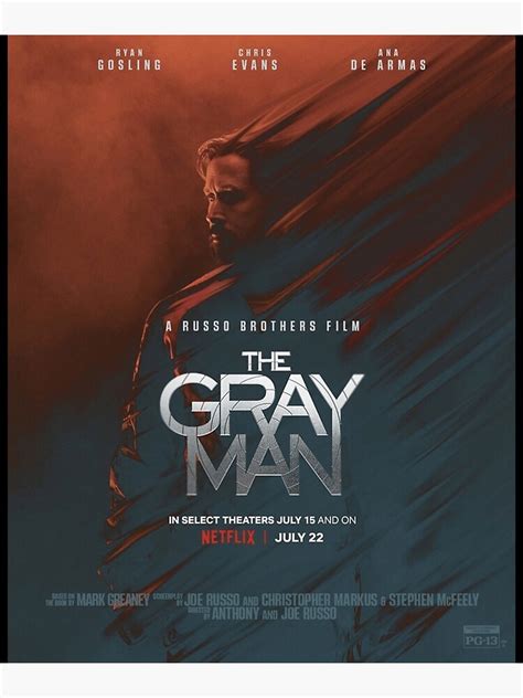 "The Gray Man movie Poster" Poster for Sale by karyjuferi | Redbubble