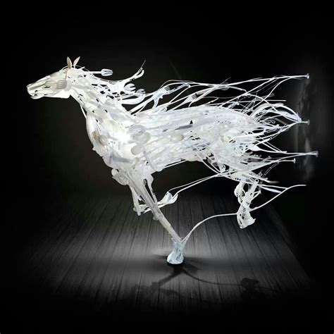 Made out of plastic cutlery | Art Instalations and Sculpture | Pinter…