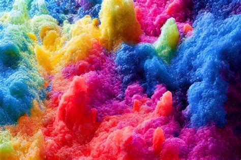 Premium Photo | Colored powder explosion isolated