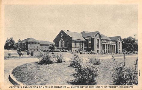 Oxford Mississippi University Mens Dorm Antique Postcard K80011 - Mary ...