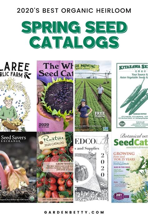 Find the best 8 organic seed catalogs for 2020. in 2020 | Seed catalogs, Organic seeds, Heirloom ...