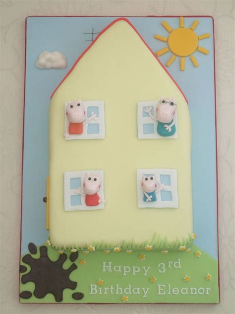 Peppa Pig House - CakeCentral.com