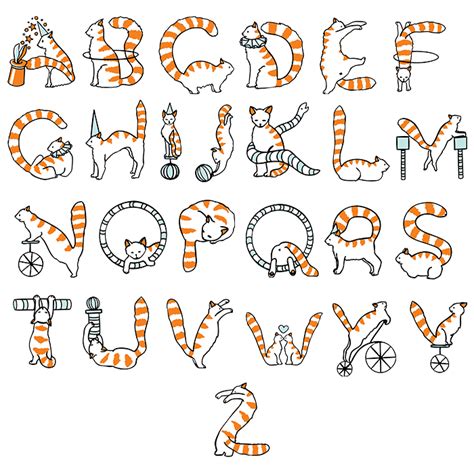 Buy Circus Cats Font And Watch Great Animal Typography Show