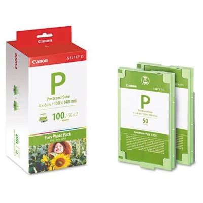 Canon SELPHY ES20 Easy Photo Pack (OEM Twin Pack) 100 Sheets