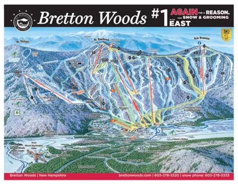 Trail map Bretton Woods