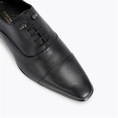 HARDY OXFORD Black Leather Lace Up Formal Shoe by KURT GEIGER LONDON