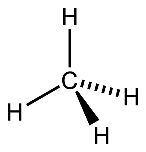 Methane Formula - Structural and Chemical Formula of Methane