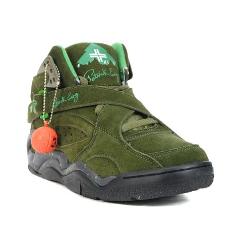 Patrick Ewing Rogue x LRG Brown/Green Basketball Shoes - WOOKI.COM