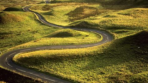 nature, Landscape, Hill, Road, Grass, Sheep, Plants Wallpapers HD / Desktop and Mobile Backgrounds