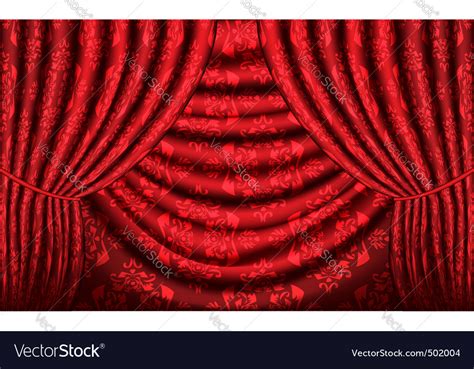 Curtain background Royalty Free Vector Image - VectorStock