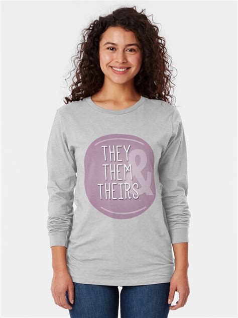 "They, Them, Theirs Pronouns Stickers" T-shirt by beeshop | Redbubble