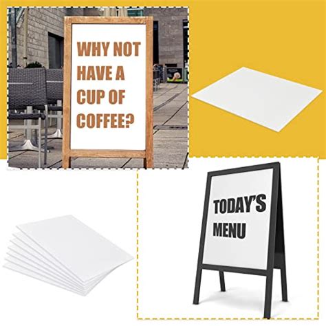 12 Sheets 18 x 24 Inches Corrugated Plastic Sheets White Sign Blanks 3/16'' Thick Corrugated ...